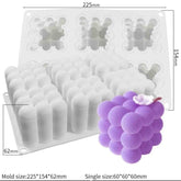 6 Cavity Consecutive Magic Ball Candle Mould